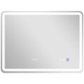 80 X 60 Cm Bluetooth Bathroom Mirror - Silver-Tone