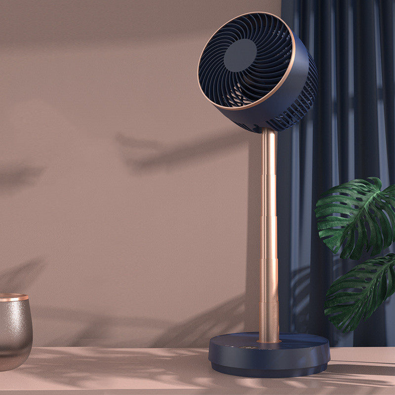 Emmett New Folding Telescopic Air Household Floor Fan Electric, Convection Fan