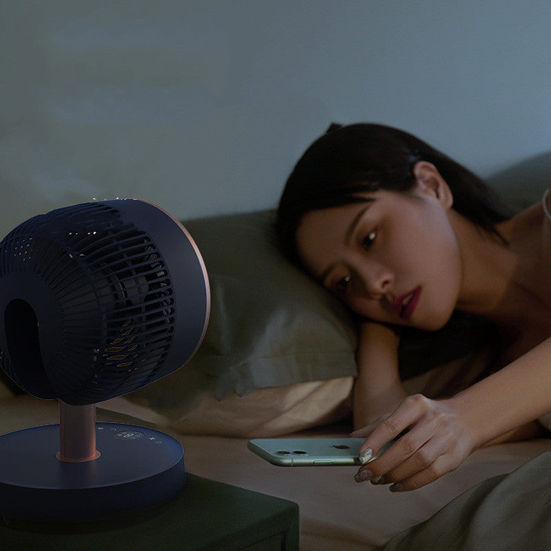 Emmett New Folding Telescopic Air Household Floor Fan Electric, Convection Fan