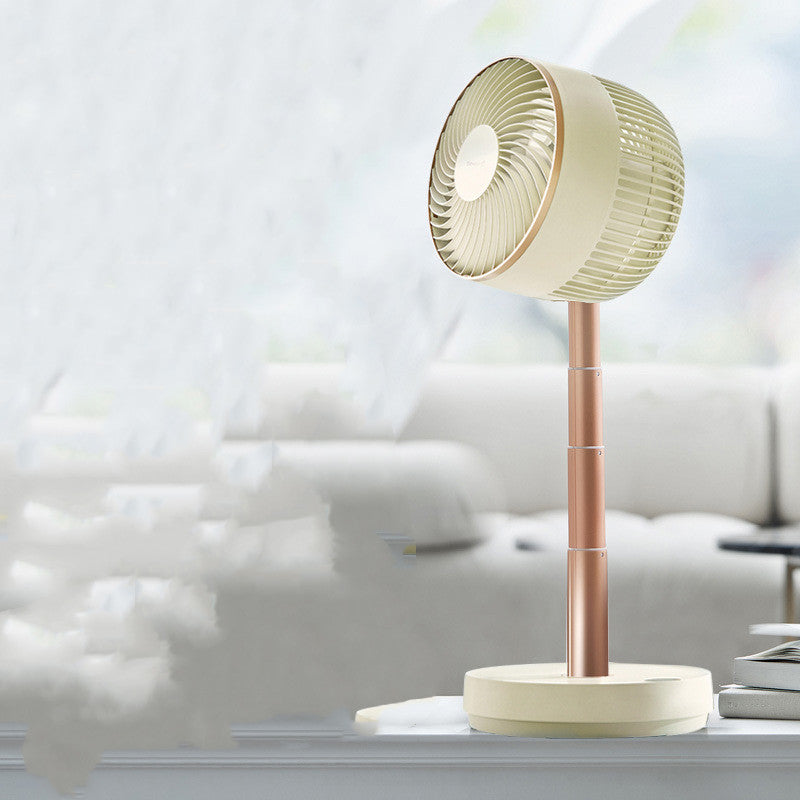 Emmett New Folding Telescopic Air Household Floor Fan Electric, Convection Fan