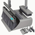 Broom And Dustpan Set 4-in-1 Multi-functional Cleaning Set Adjustable Sweeping And Water-scrubbing Broom Bathroom And Kitchen Floor Scraper Floor Brush  Garbage Shovel Thick Plastic And Handle Ho