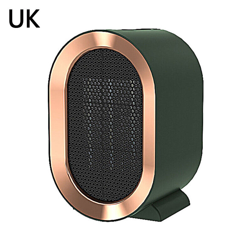 Green  1200W Electric Space Heater Low Energy Ceramic Fast Heating Fan Portable Remote