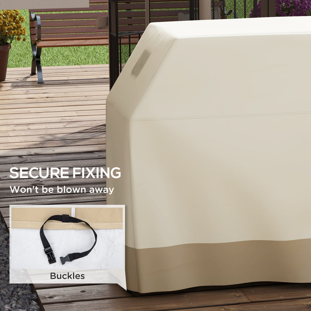 PU Coated Protective Grill Cover - Beige