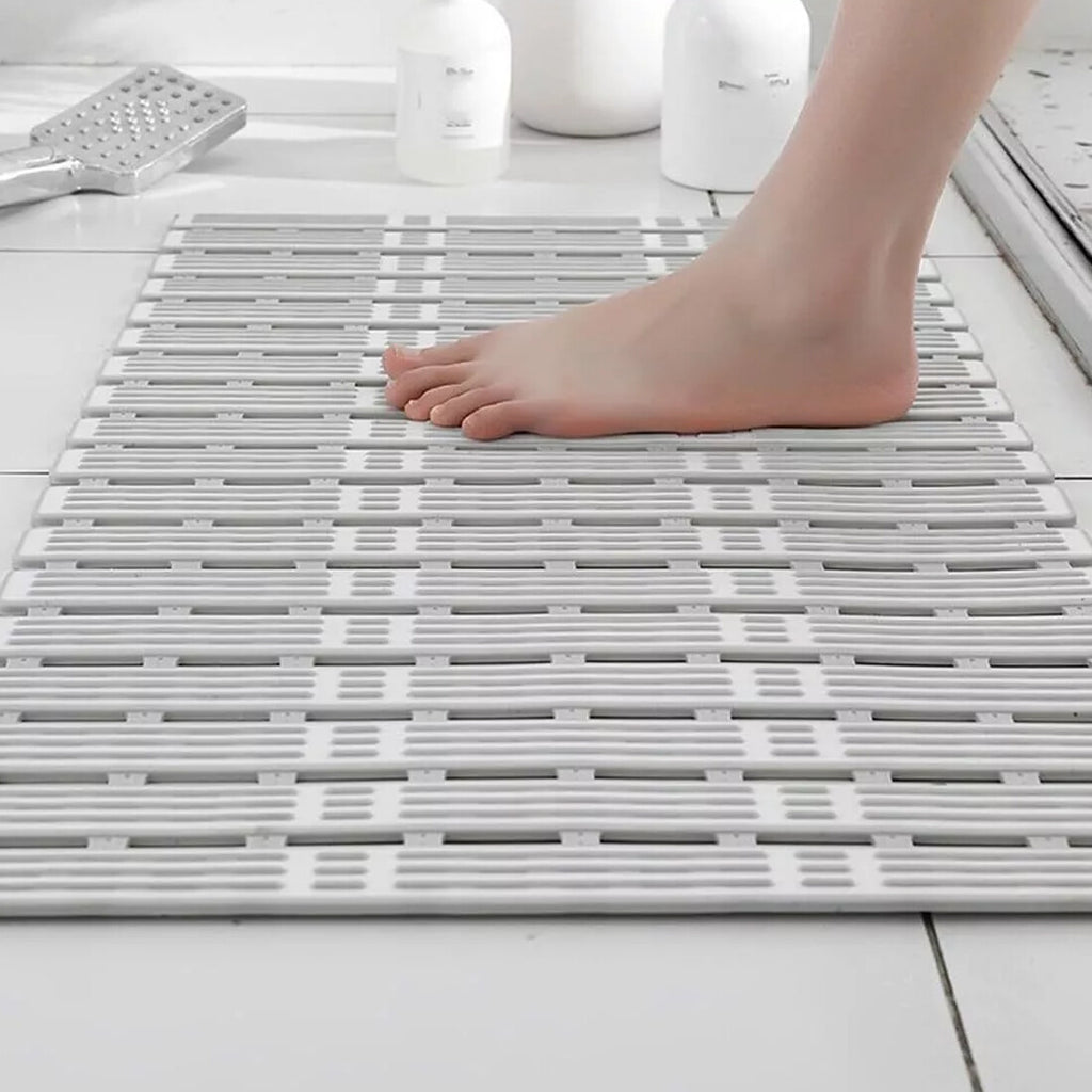 Non Slip Bath Mat Extra Large Shower Mat Bathtub Anti-Mold Rubber Strong Suction