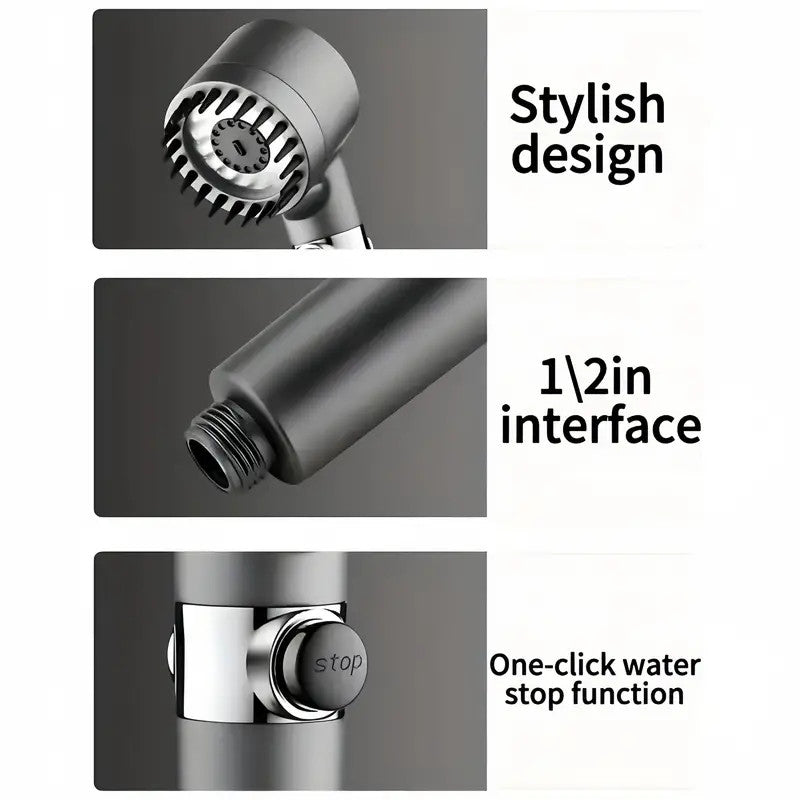 NEW Massage And Skin Beauty Multifunctional Shower Head 3-mode Handheld Shower Head
