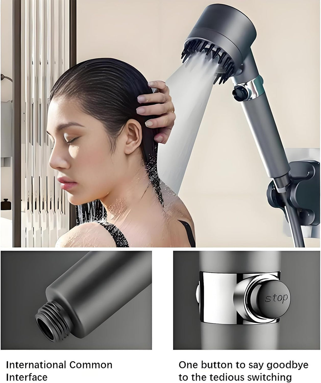 NEW Massage And Skin Beauty Multifunctional Shower Head 3-mode Handheld Shower Head